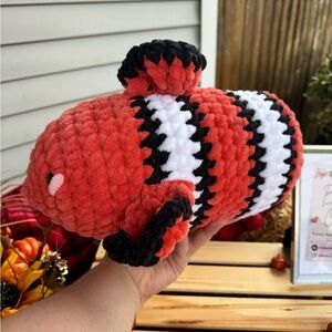 Handmade Jumbo Chenille Clown Fish